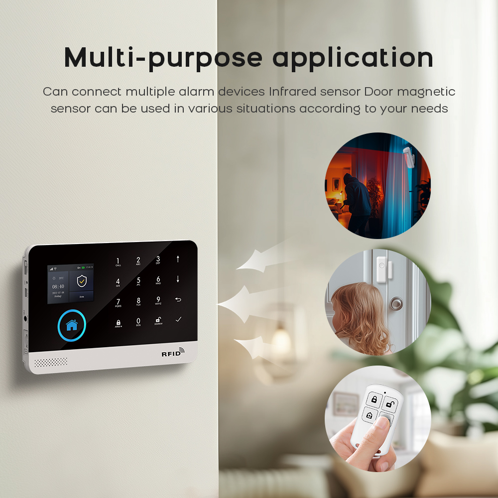 4G GSM Wifi Wireless Home Alar - огляд і ціна Home Security Front Door Camera