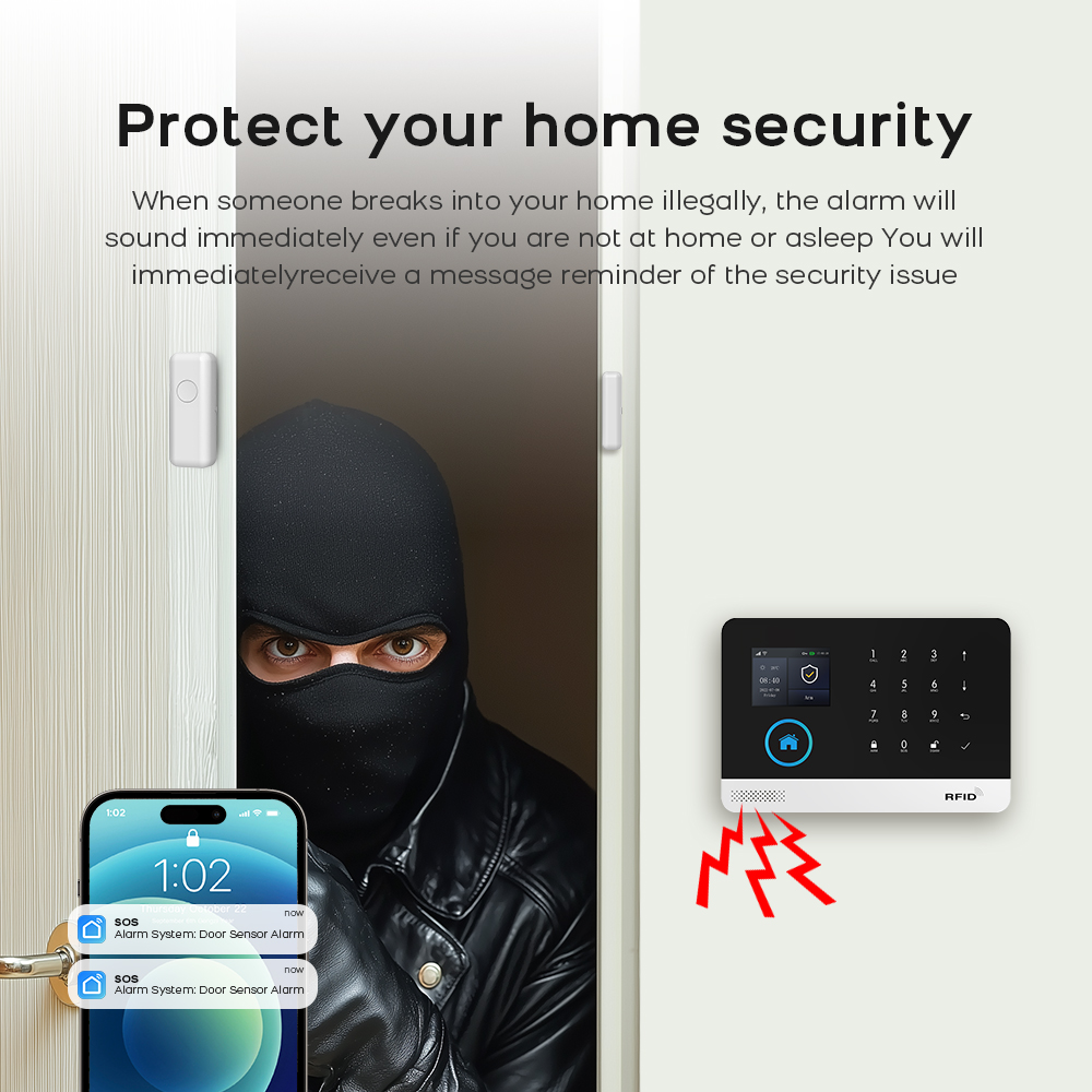 4G GSM Wifi Wireless Home Alar - огляд і ціна Home Security Front Door Camera