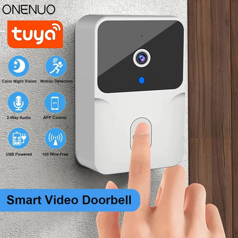 Tuya WiFi Video Doorbell Wirel - огляд і ціна Home Security Front Door Camera