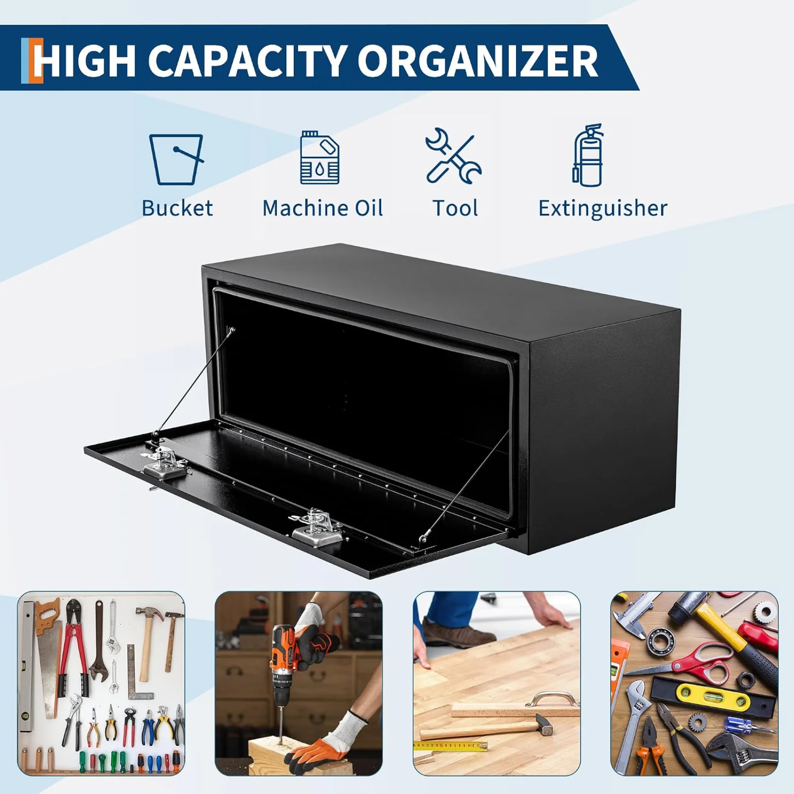 Heavy Duty Black Steel Truck B - огляд і ціна Home Security Box