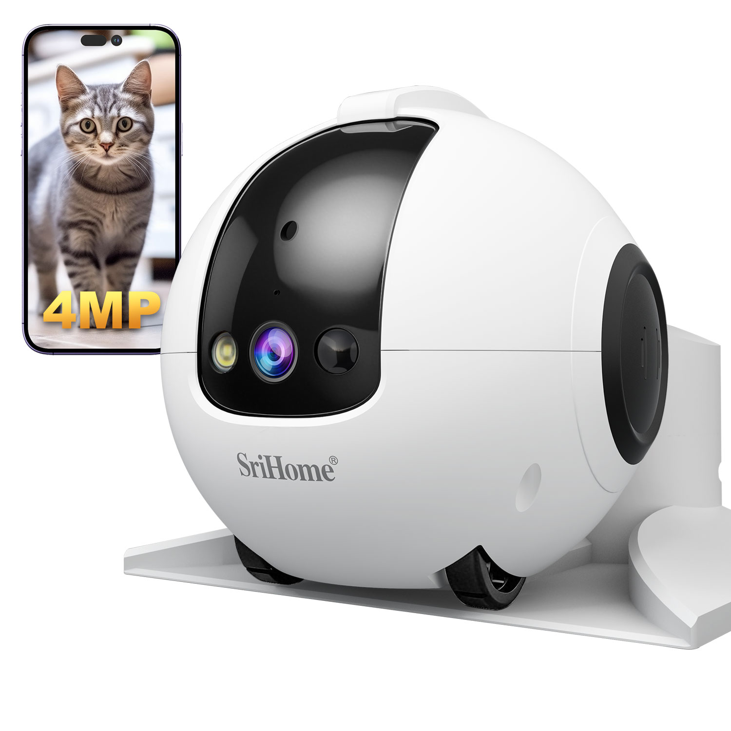 4MP Srihome APP Mobile Guard R - огляд і ціна Home Security Robot